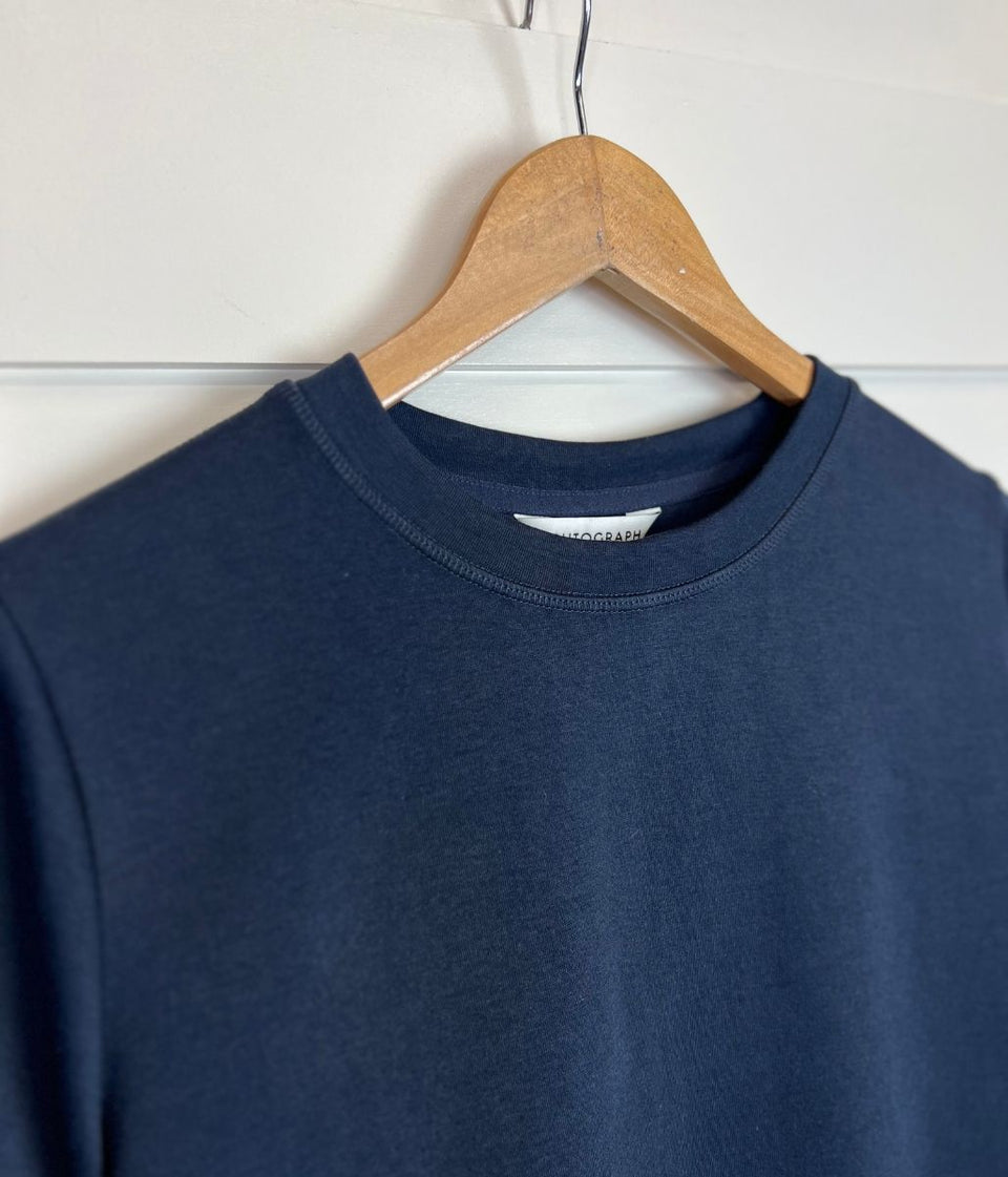 Navy Premium Cotton Rich T Shirt