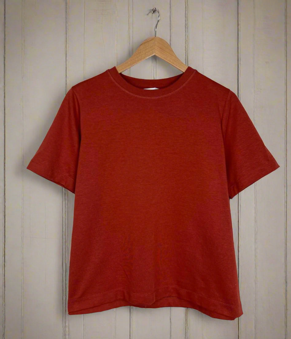 Burnt Orange Premium Cotton Rich T Shirt