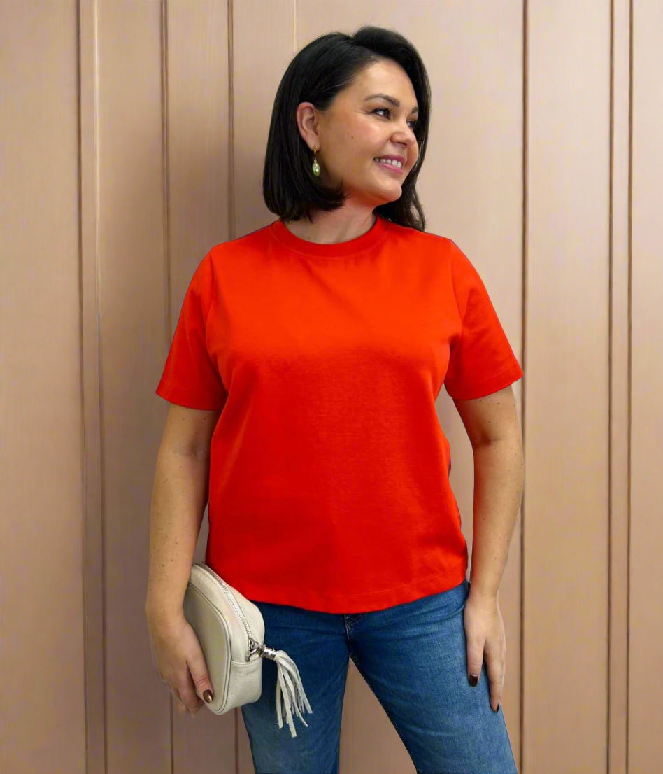 Orange Premium Cotton Rich T Shirt