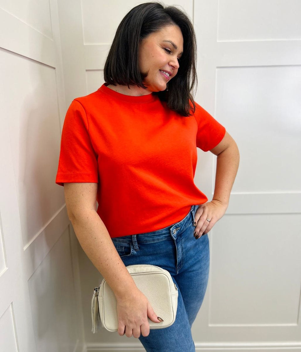 Orange Premium Cotton Rich T Shirt