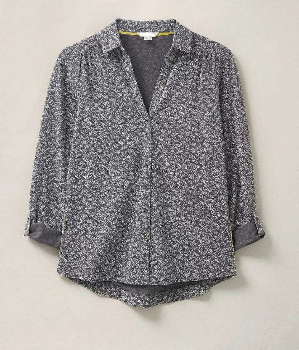 Grey Annie Jersey Printed Shirt