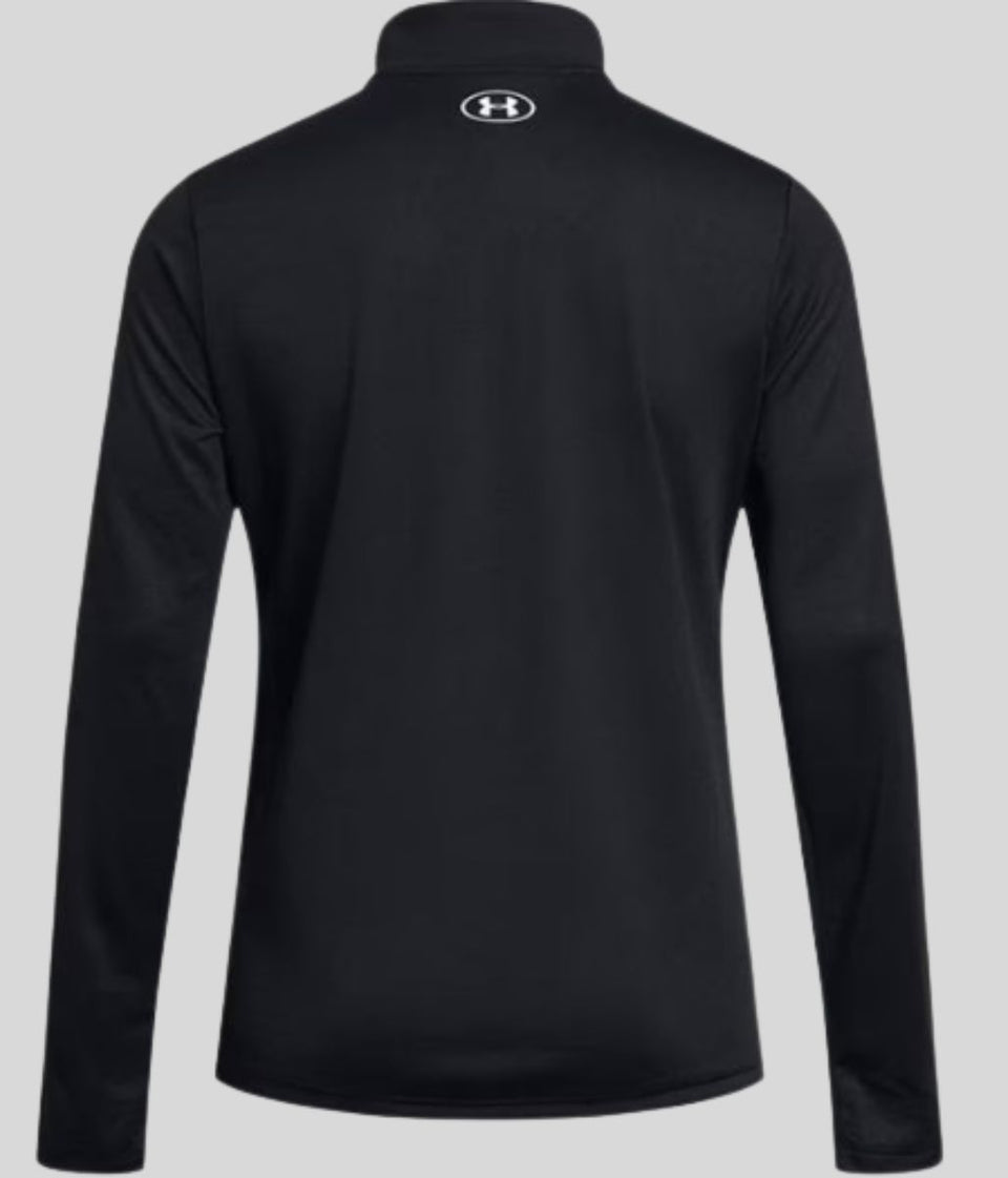 Black  1/2 Zip Tech Top