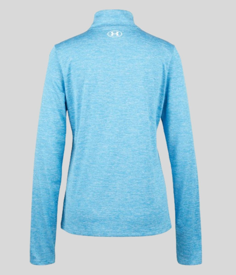 Blue Under Armour 1/2 Zip Tech Top