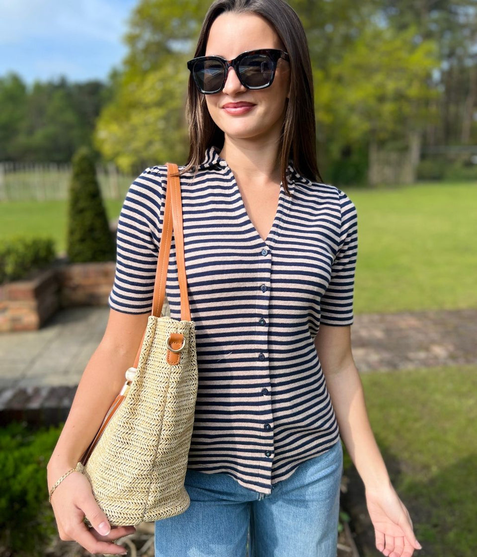 Rosie Rib Stripe Shirt