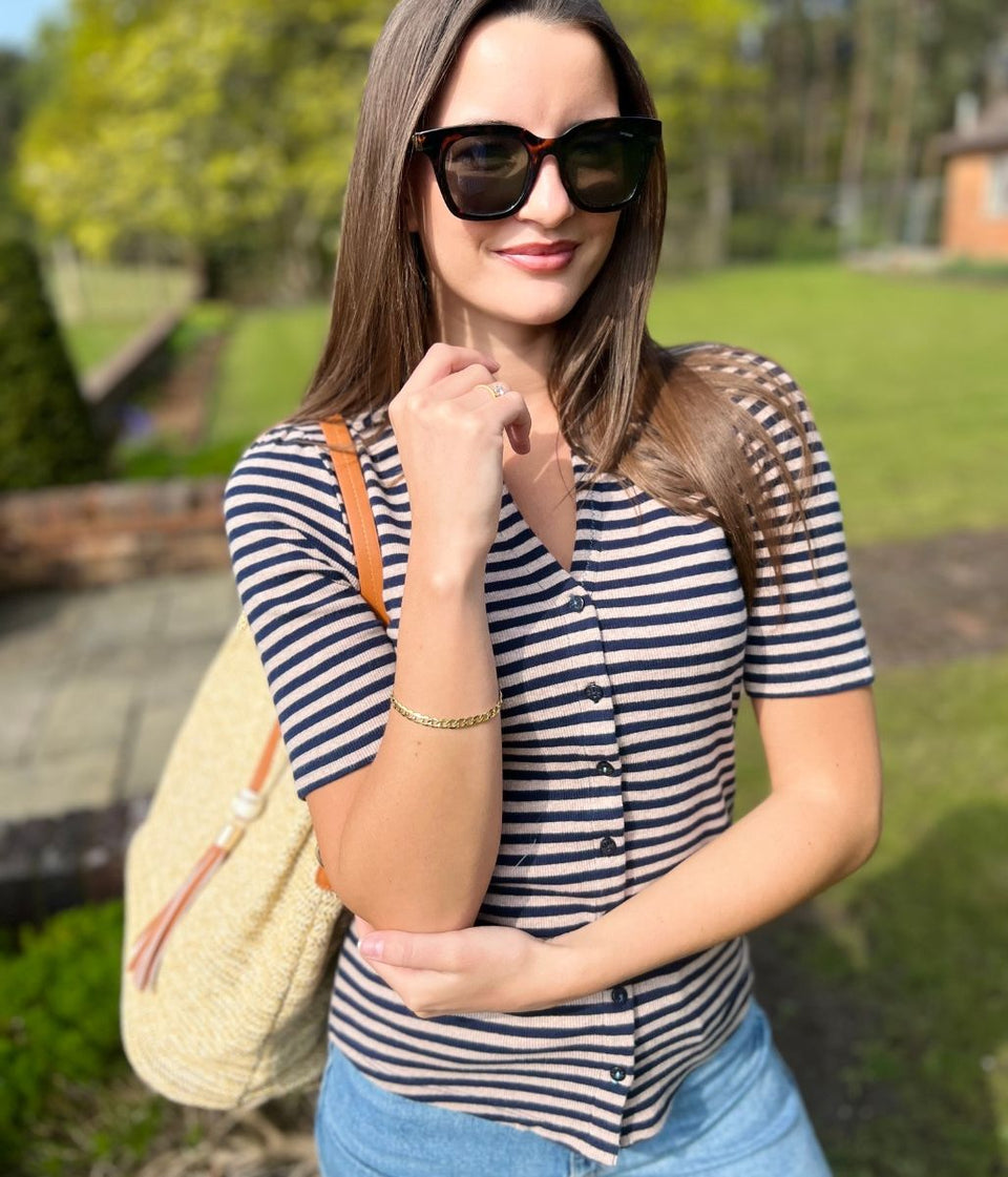 Rosie Rib Stripe Shirt