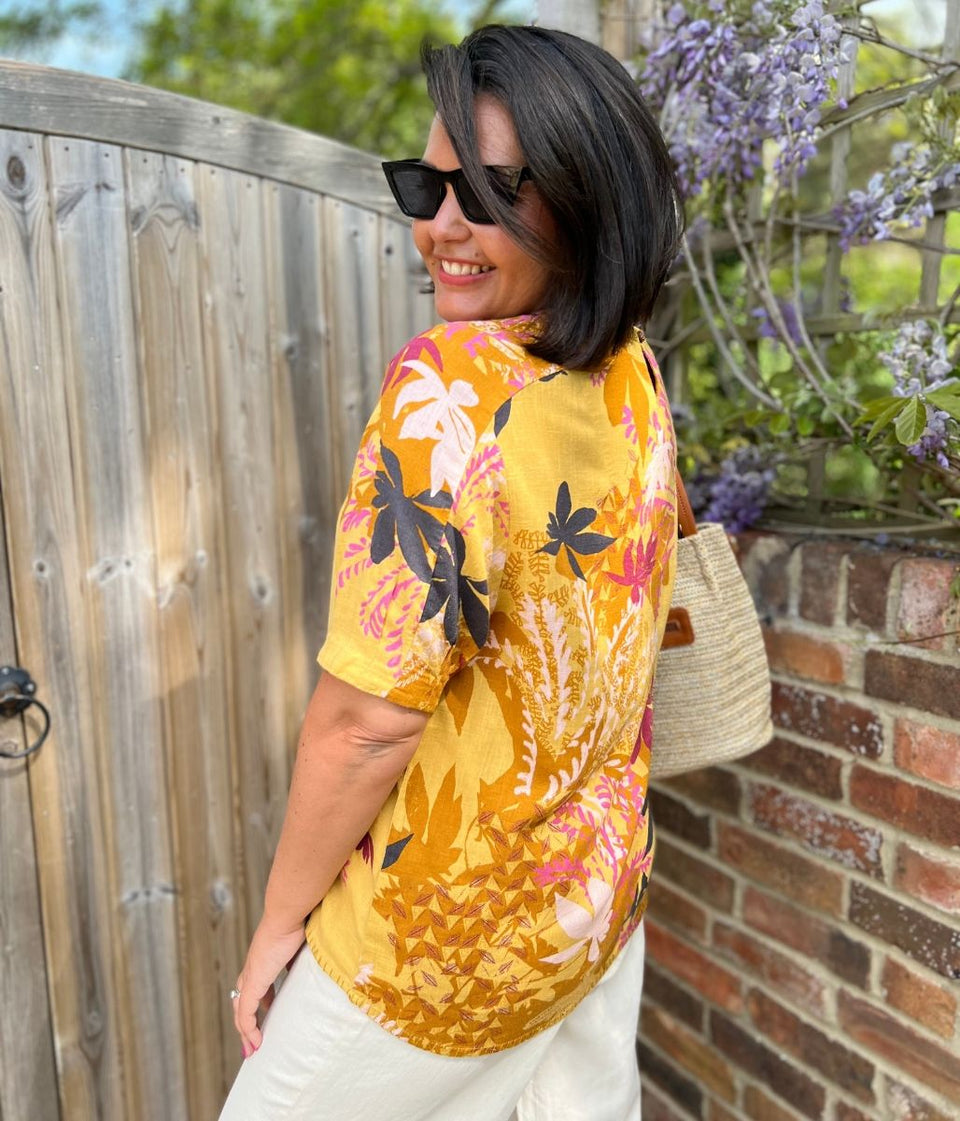 Kate Linen Blend Top