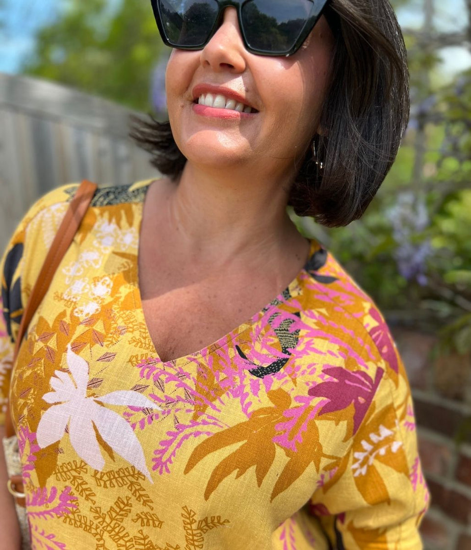 Kate Linen Blend Top