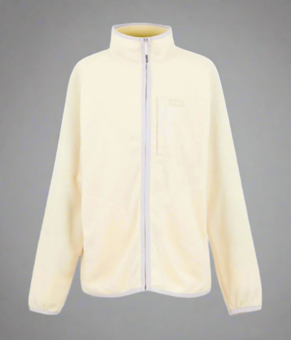 Ecru Lilana Full Zip Fleece