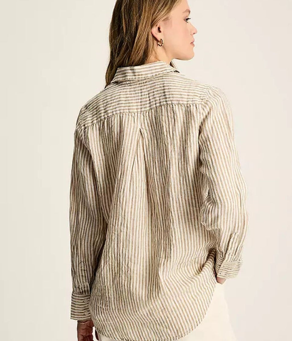 Selene Striped LInen Shirt