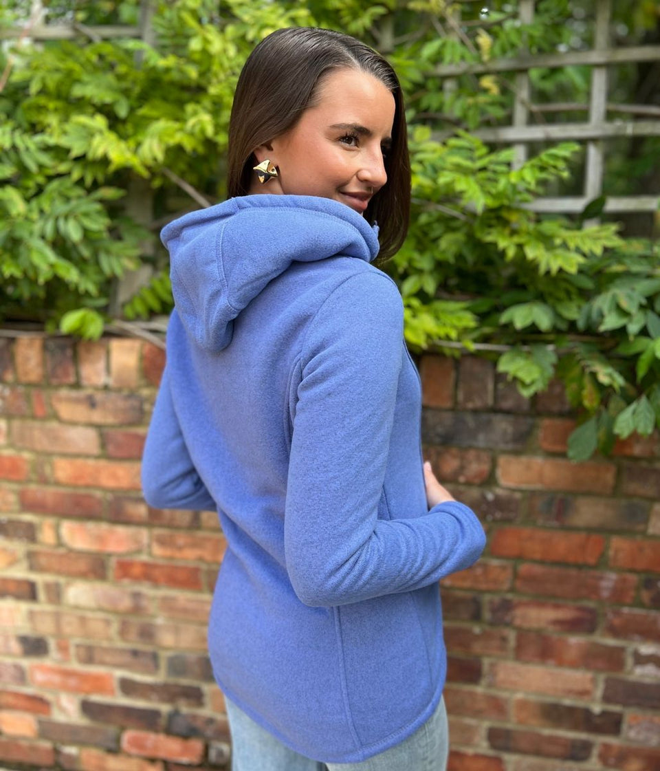 Blue Sherpa Lined Luxe Fleece