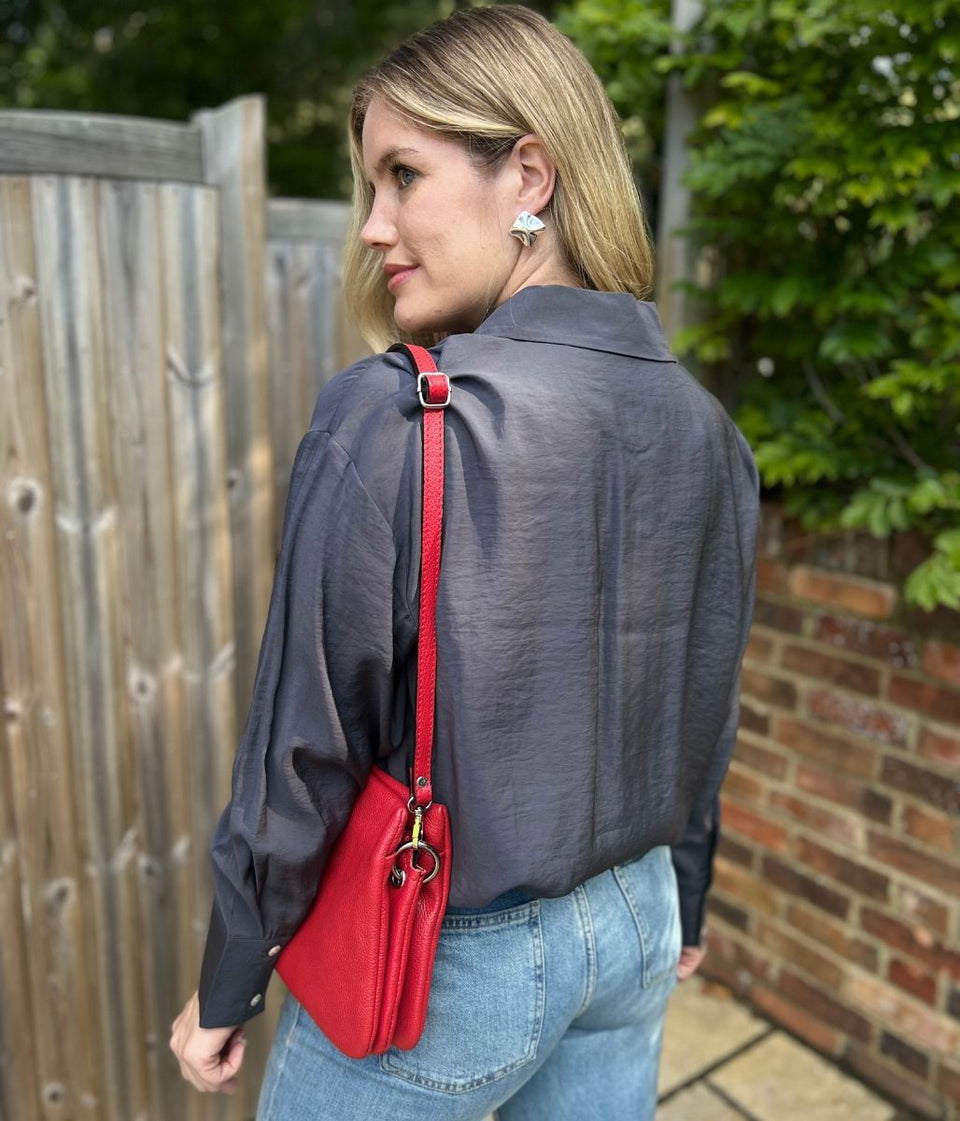 Charcoal Grey Modal Relaxed Shirt
