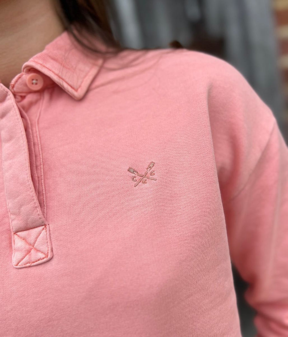 Peach Pigment Dyed Rugger Sweatshirt