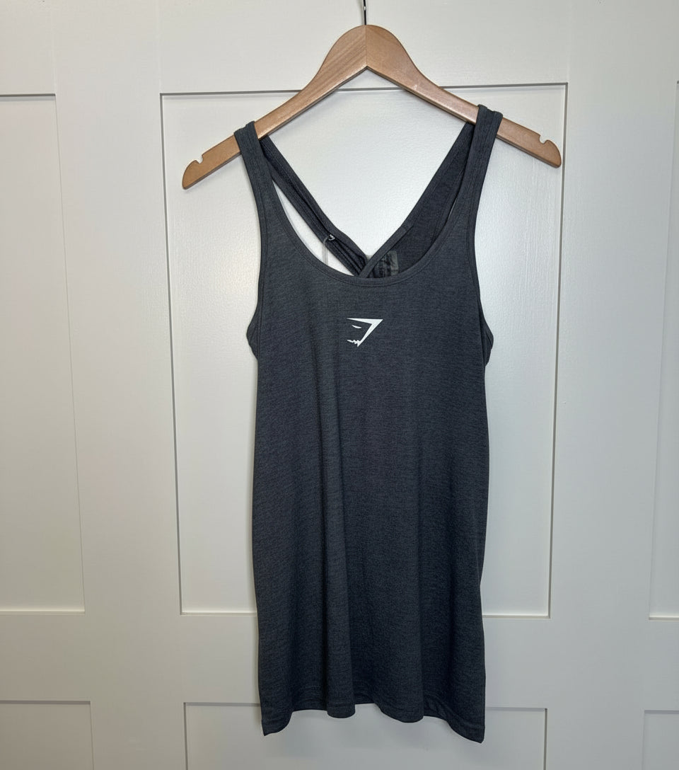 Charcoal Ark Switchback Vest Top