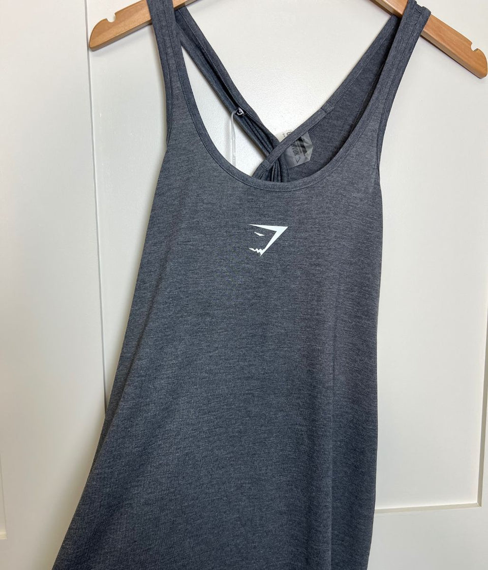 Charcoal Ark Switchback Vest Top