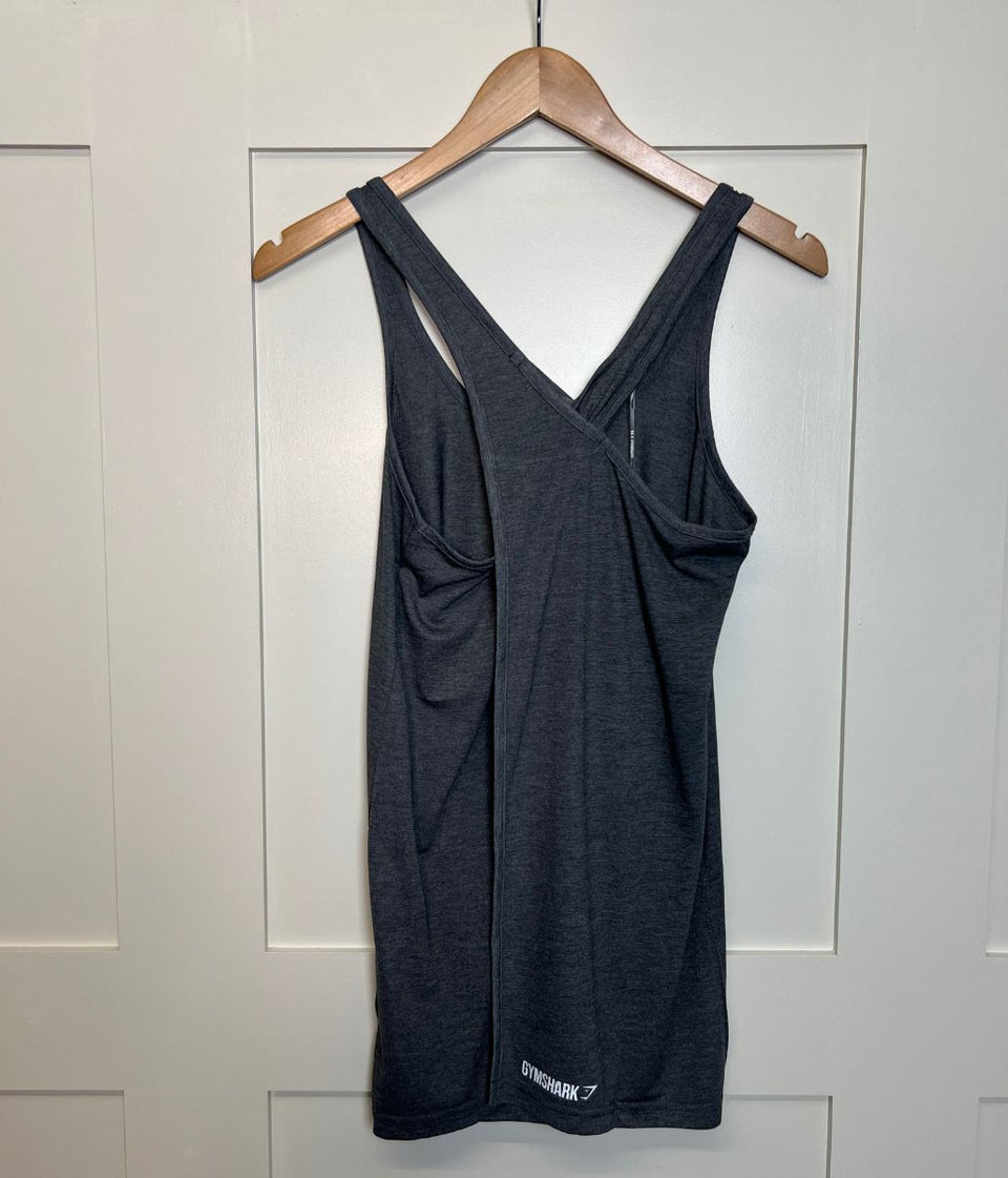 Charcoal Ark Switchback Vest Top