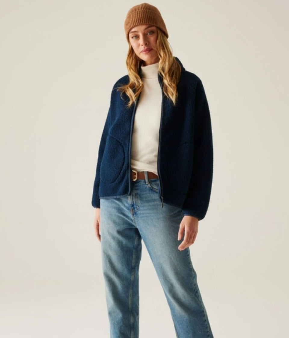 Navy Regatta Frankie Borg Fleece