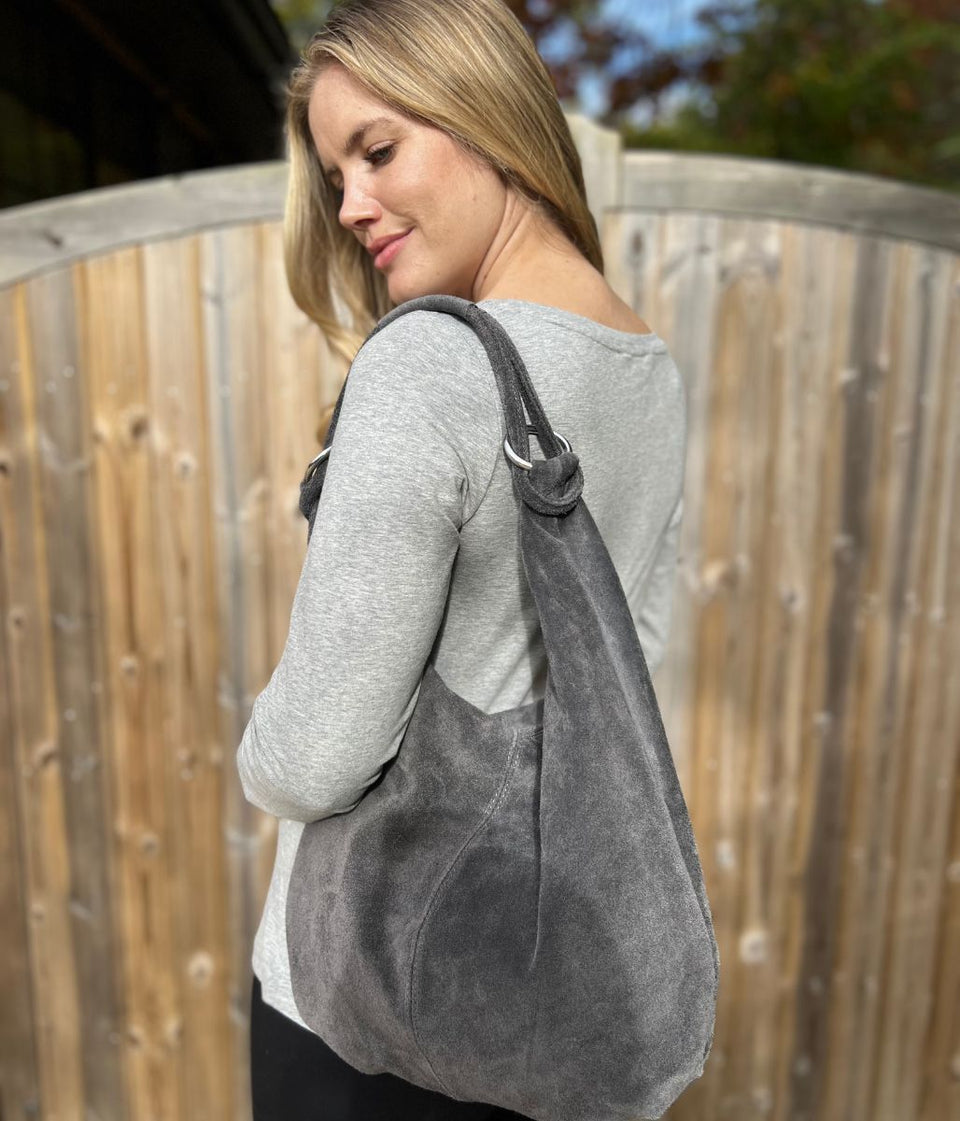 Ex Seasalt Grey Organic Cotton Rich Long Sleeve Top