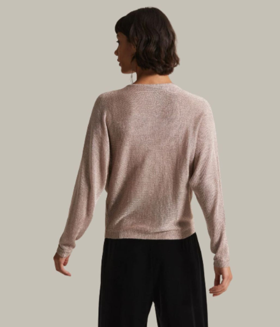 Malti Metallic Cowl Neck Knit