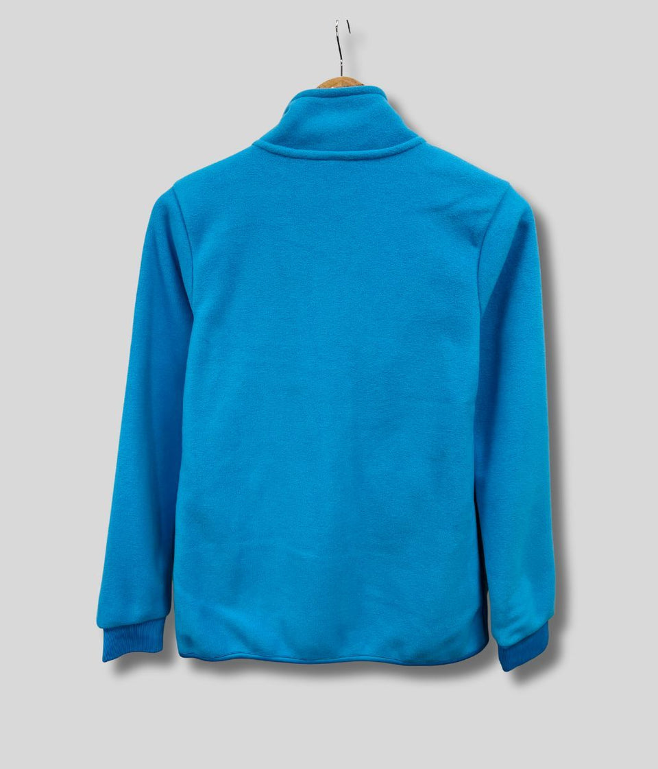 Aqua Full Zip Fleece Top