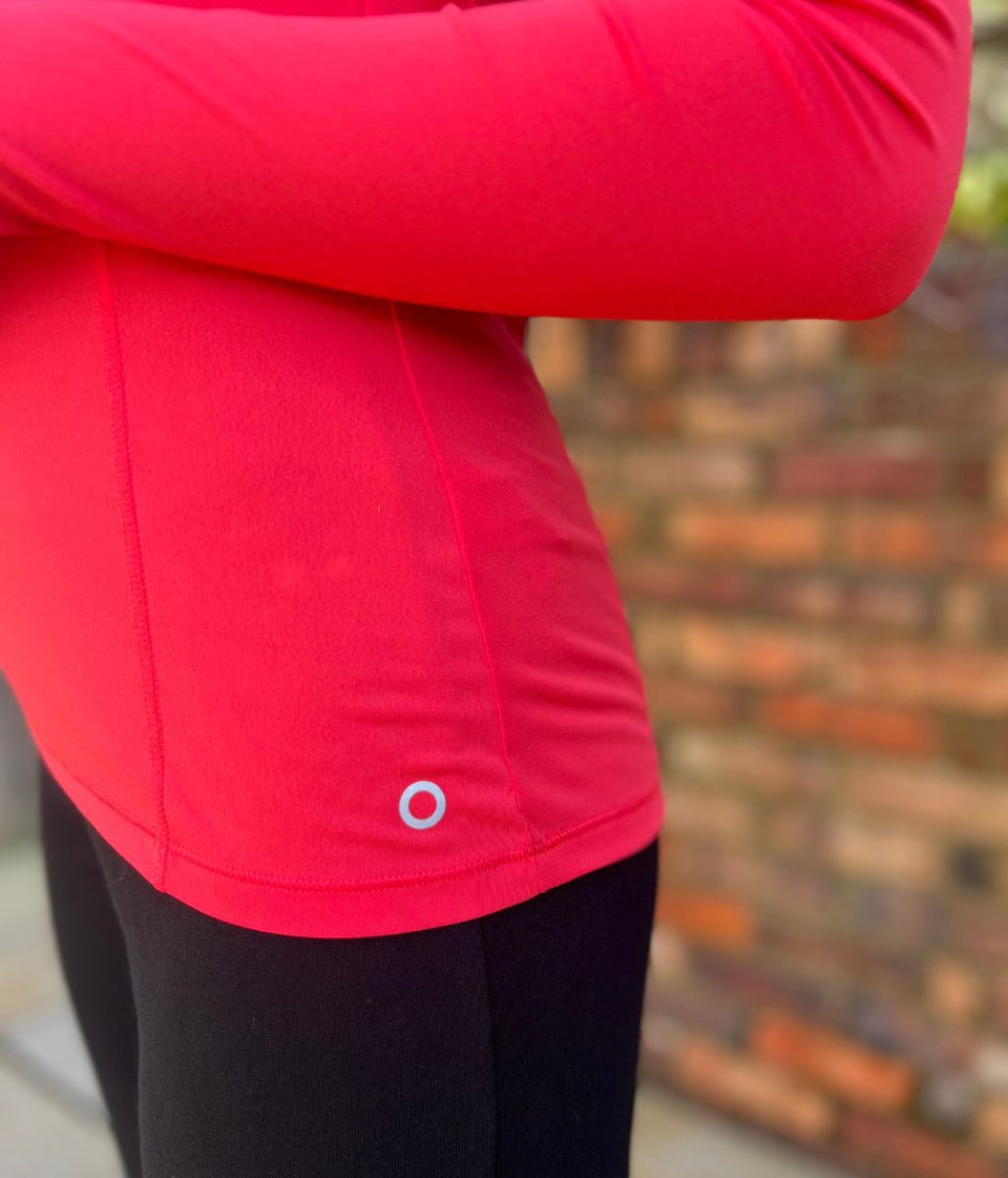 Coral Long Sleeve Good Move Active Top