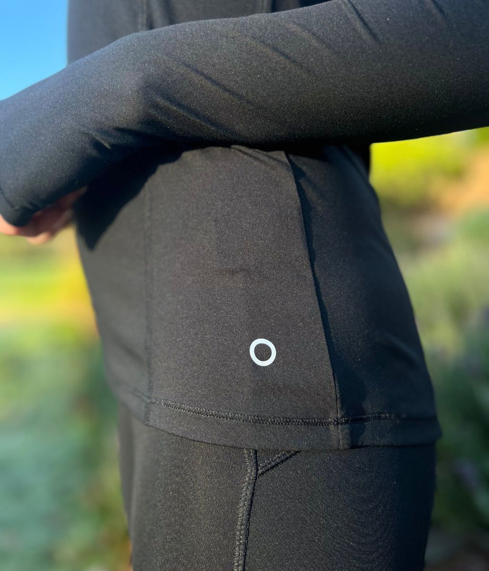 Black Long Sleeve Good Move Active Top
