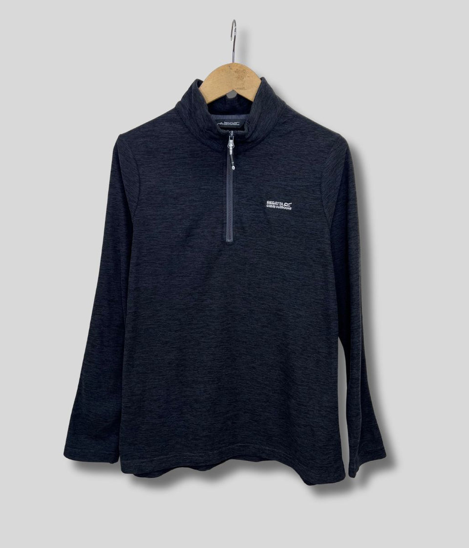 Black Regatta Sweethart Marl Half Zip Fleece