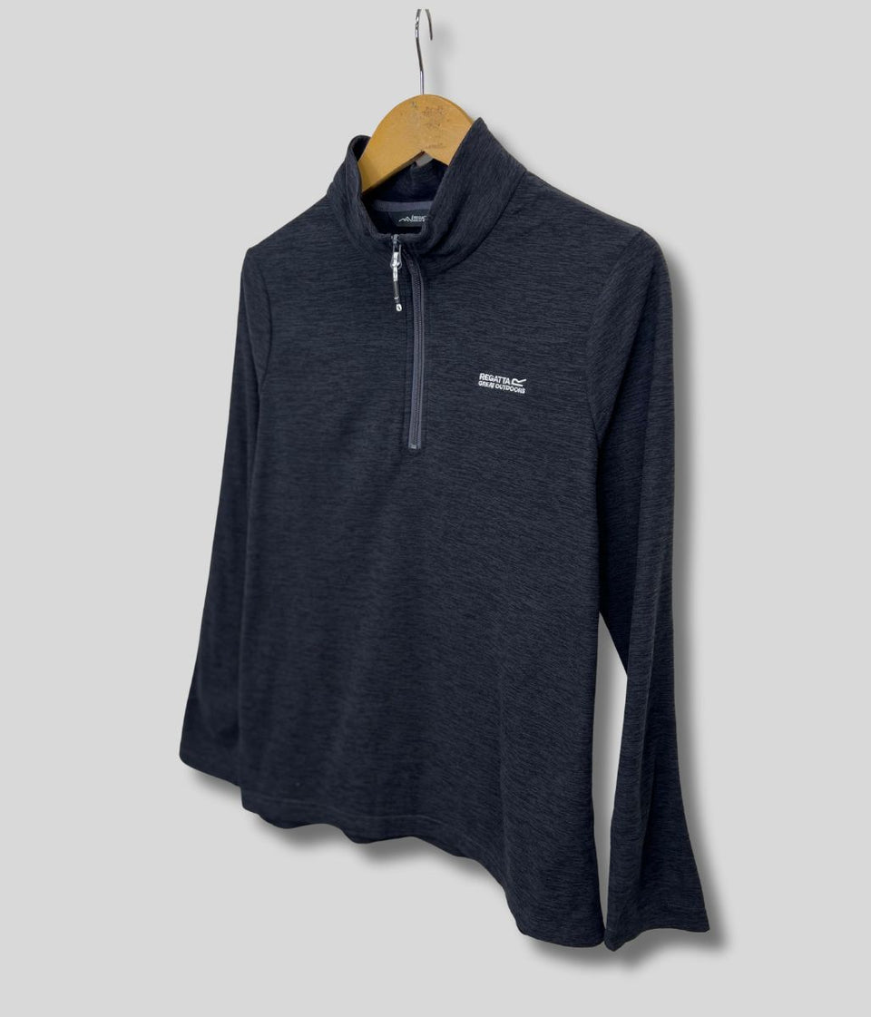 Black Regatta Sweethart Marl Half Zip Fleece