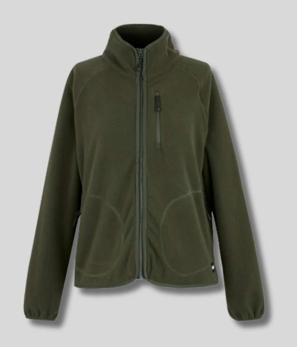 Dark Khaki Frankie Full Zip Fleece