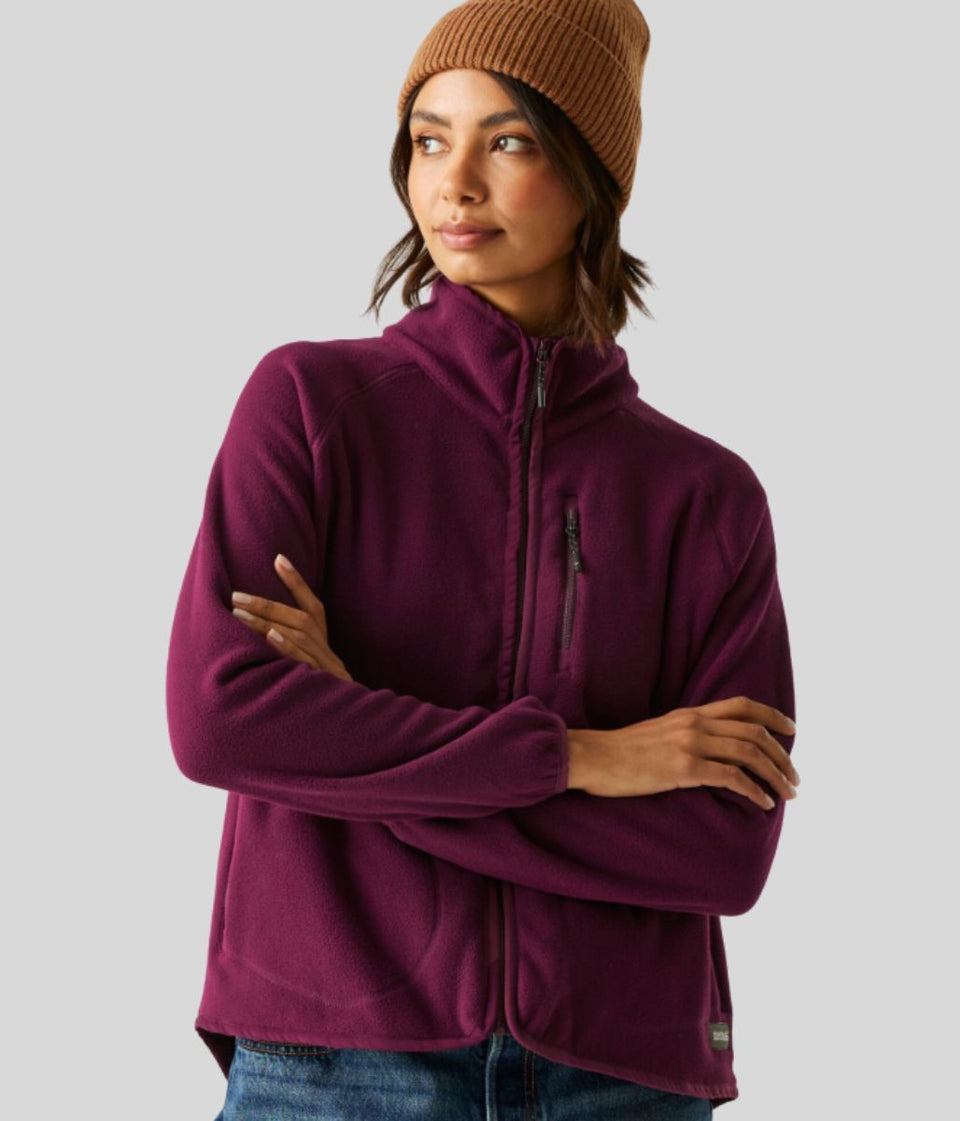 Purple Frankie Full Zip Fleece