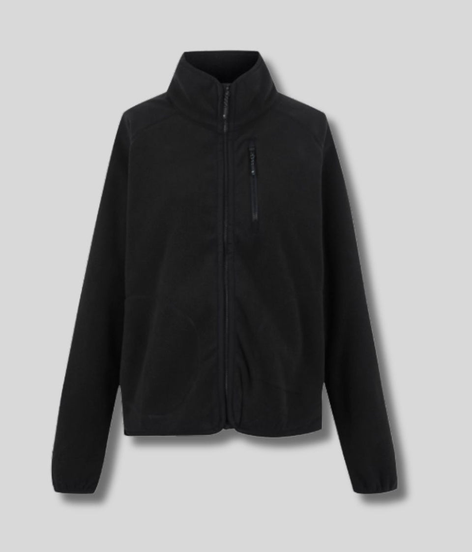 Black Frankie Full Zip Fleece