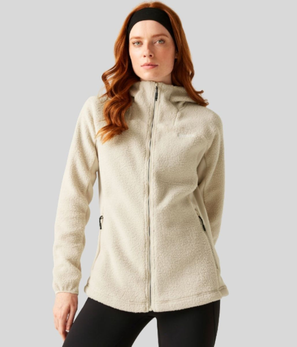 Cream Regatta Elinn Hooded Fleece