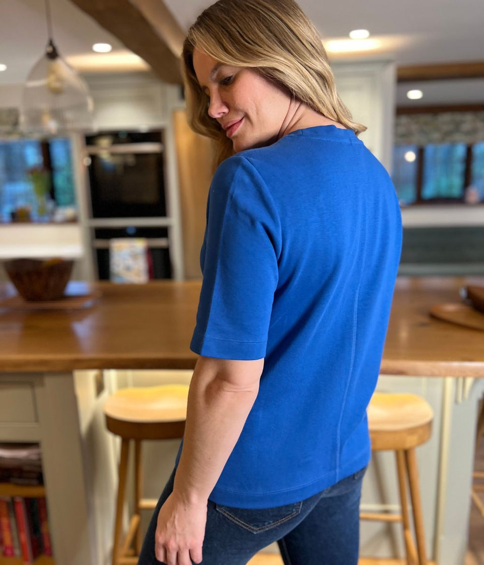 Royal Blue Premium Cotton Rich T Shirt