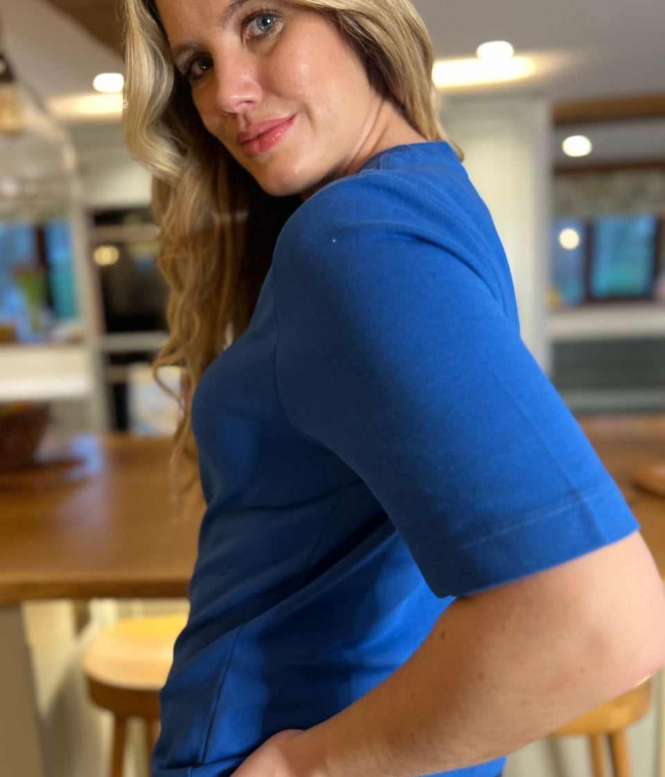 Royal Blue Premium Cotton Rich T Shirt