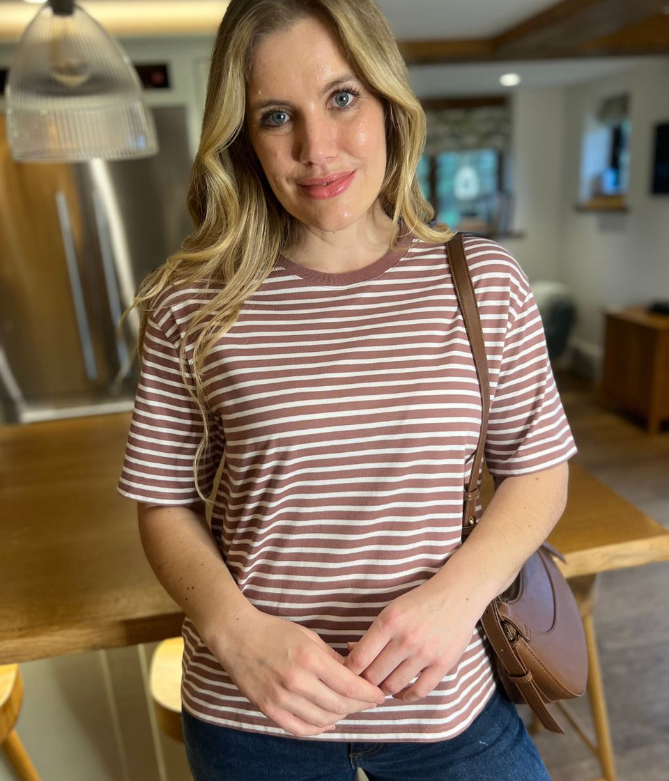 Striped Cotton T-Shirt