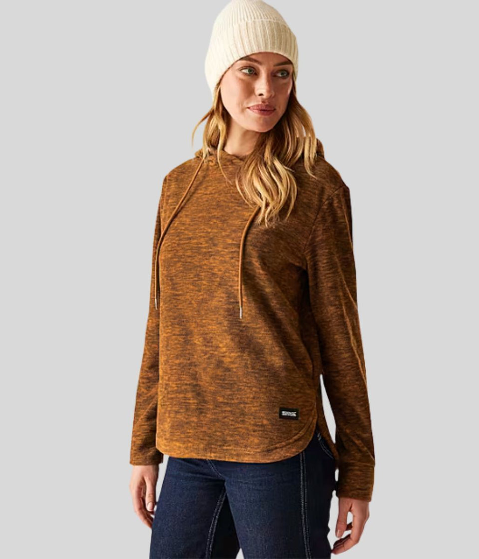 Rust Regatta Mayse Hooded Fleece