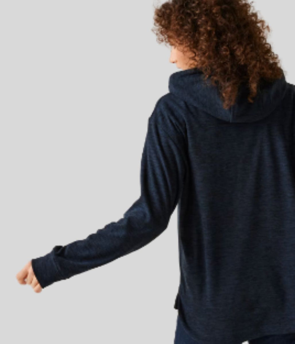 Navy Regatta Mayse Hooded Fleece