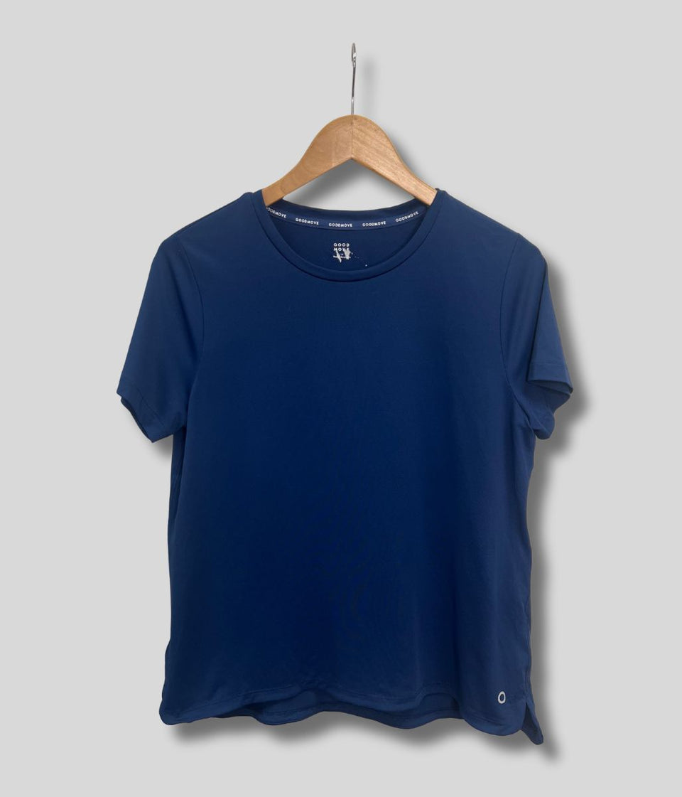 Navy Good Move Active Tee