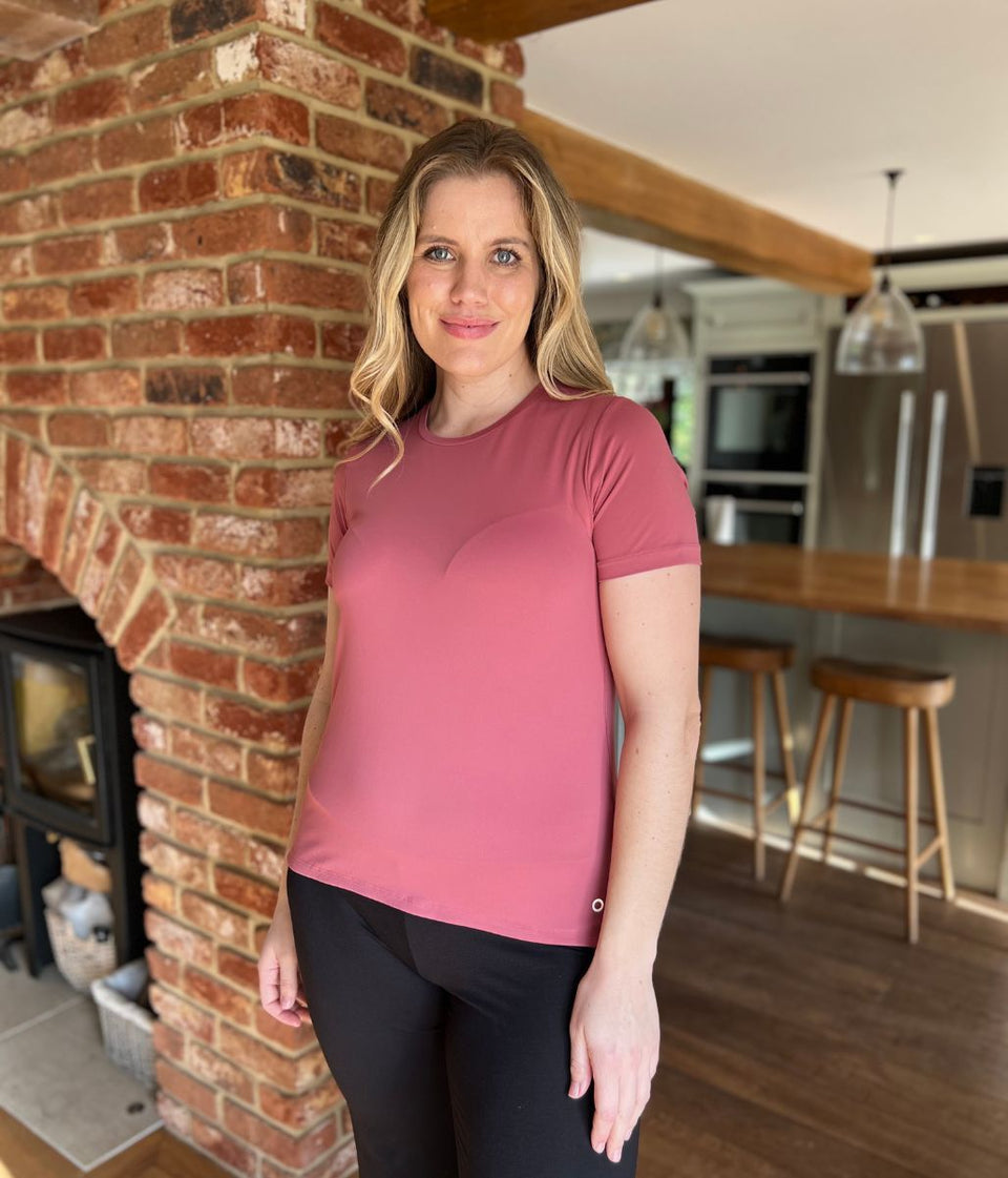 Dark Pink Good Move Active Tee