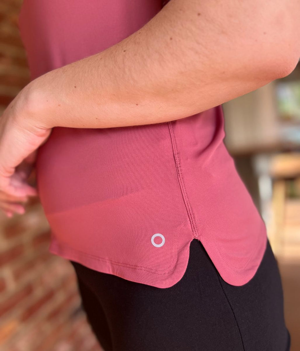 Dark Pink Good Move Active Tee