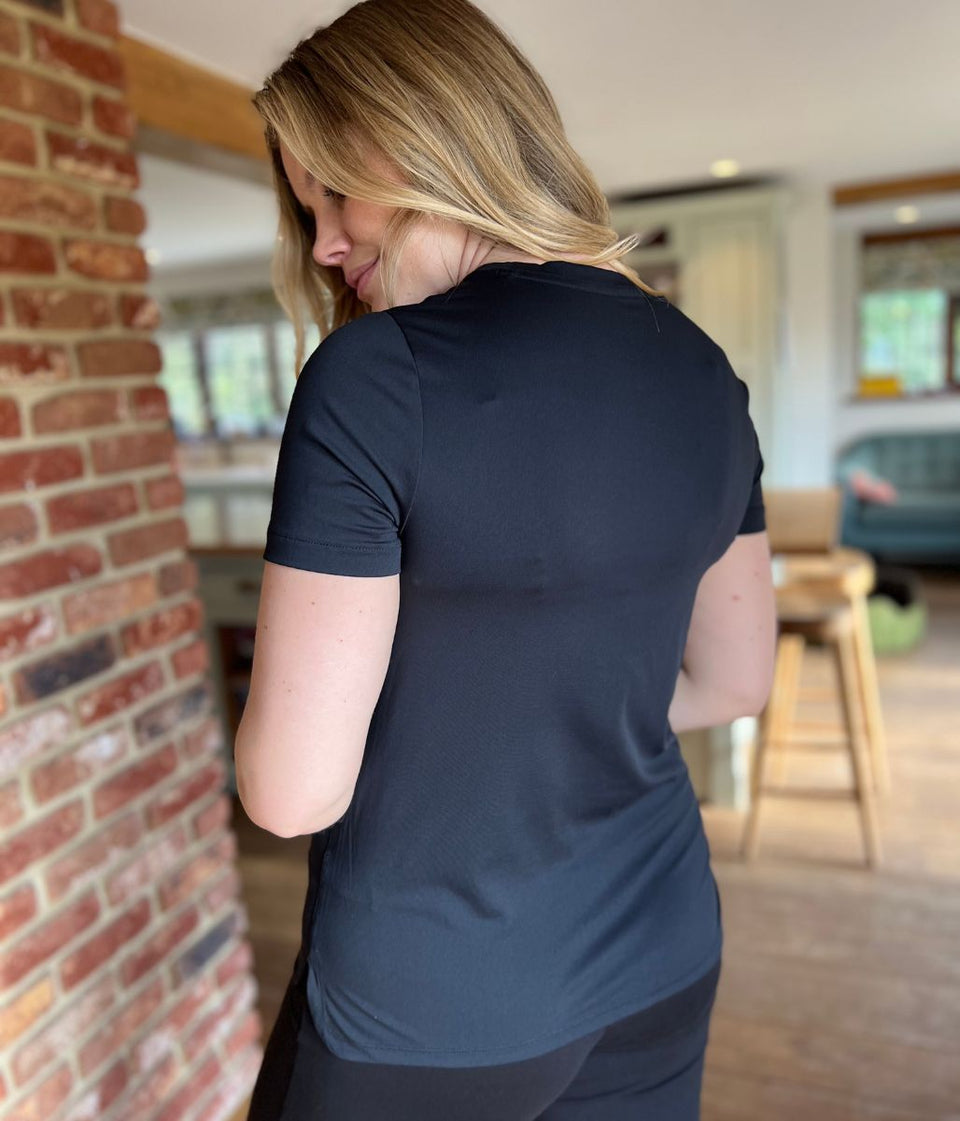 Black Good Move Active Tee