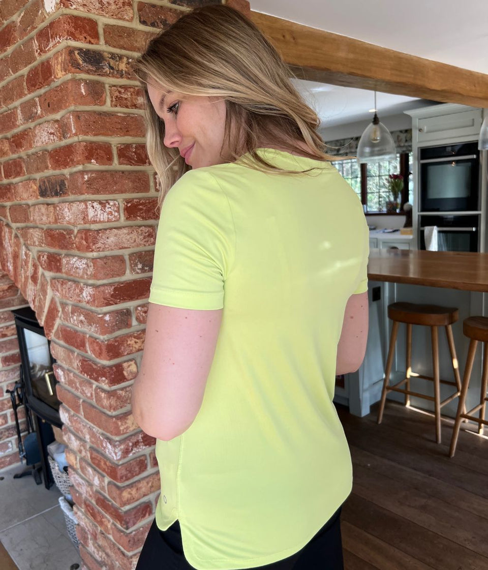 Lime Green Good Move Active Tee
