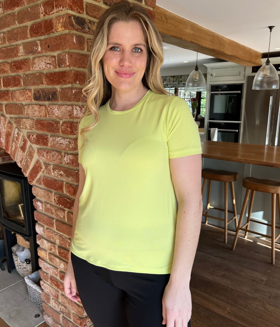 Lime Green Good Move Active Tee