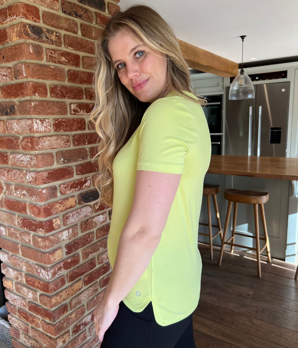 Lime Green Good Move Active Tee