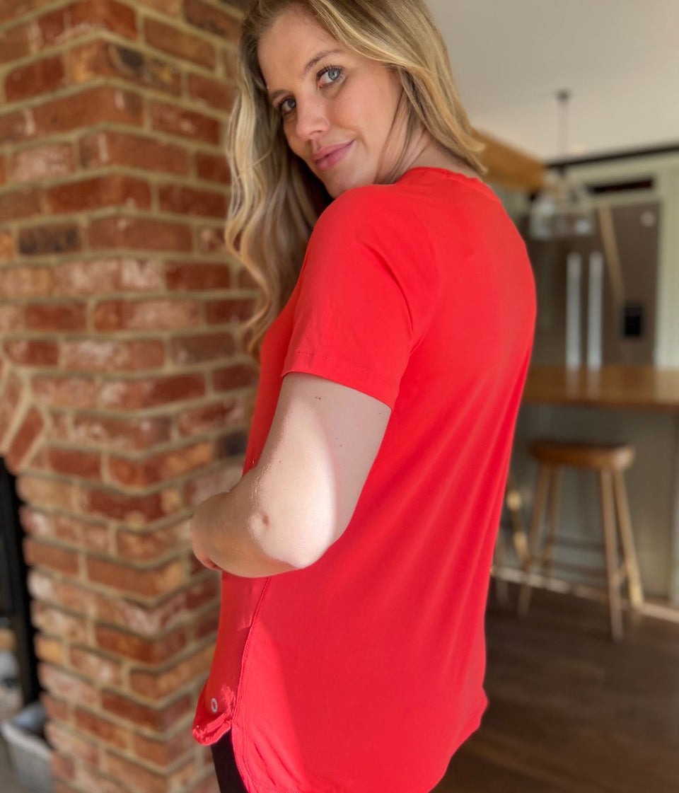 Coral Good Move Active Tee