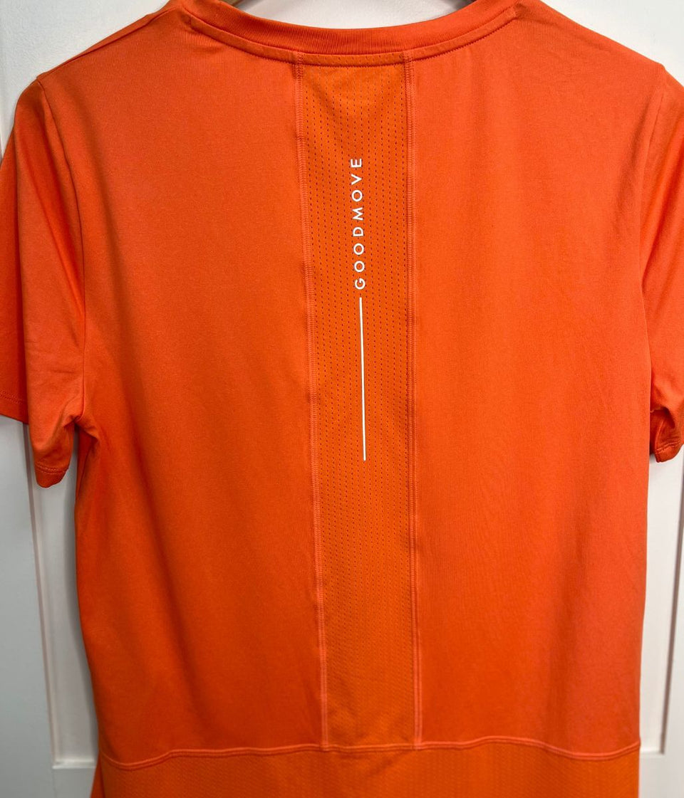 Orange Good Move Longline Active Top