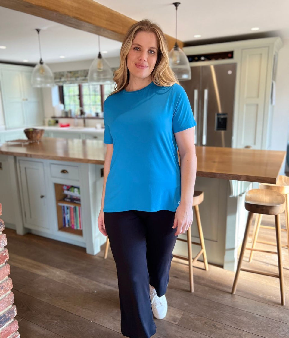 Blue Good Move Longline Active Top