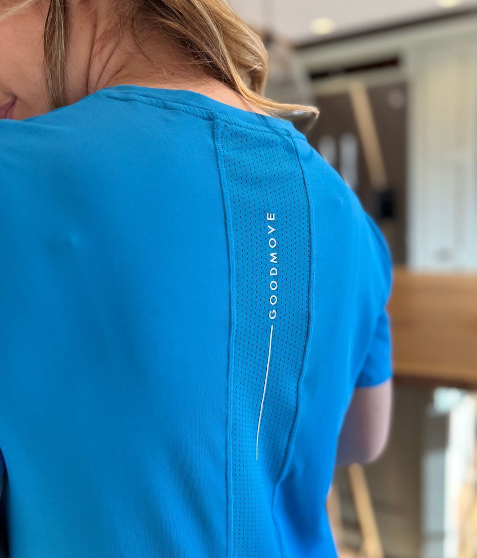 Blue Good Move Longline Active Top