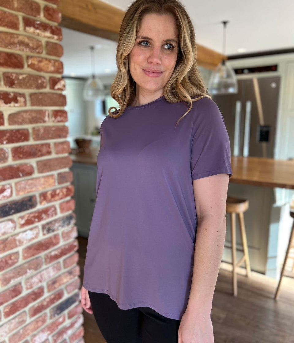 Deep Lilac Good Move Longline Active Top