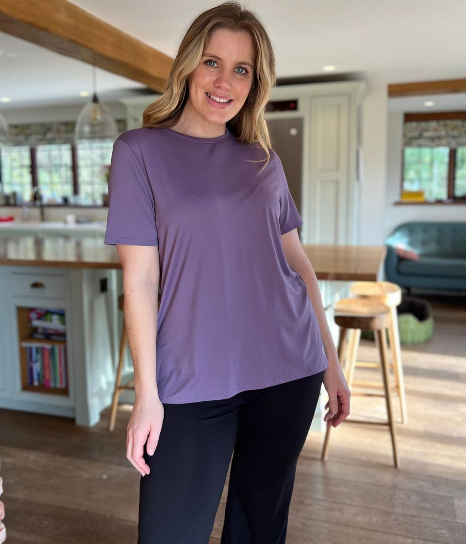 Deep Lilac Good Move Longline Active Top