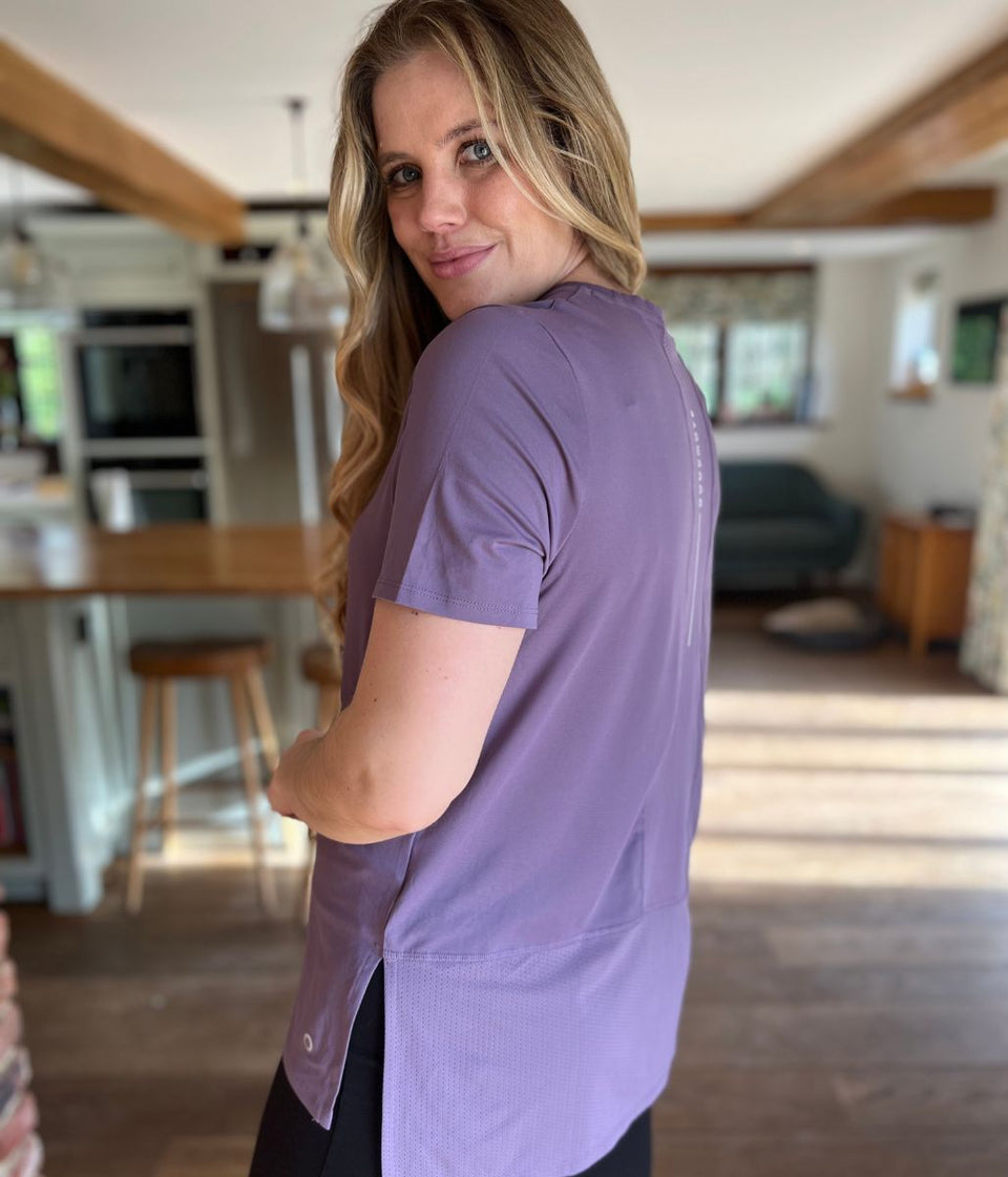 Deep Lilac Good Move Longline Active Top